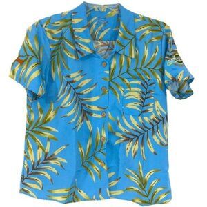 SONIC DRIVE IN Palm Leaf Button Down Shirt